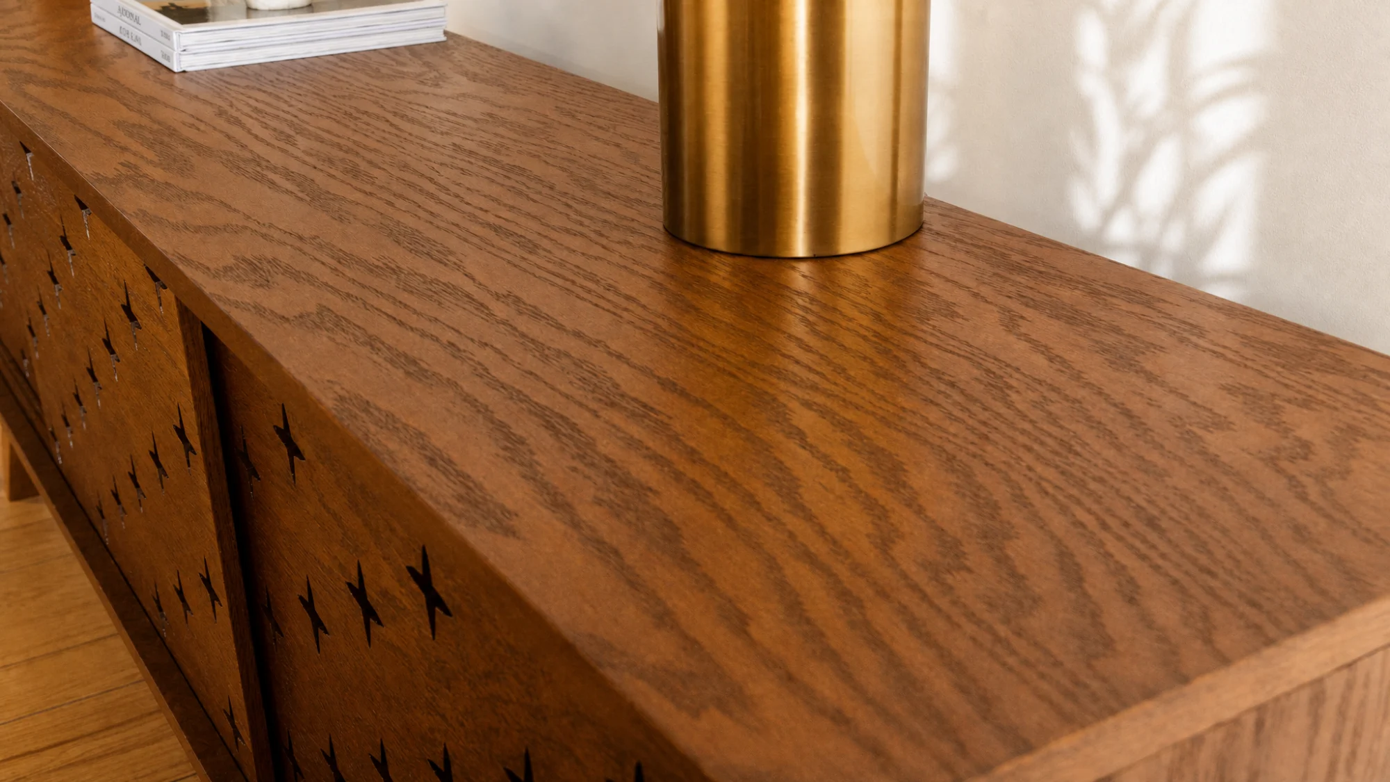 Mid Century Modern Star TV Console, Record Player Stand